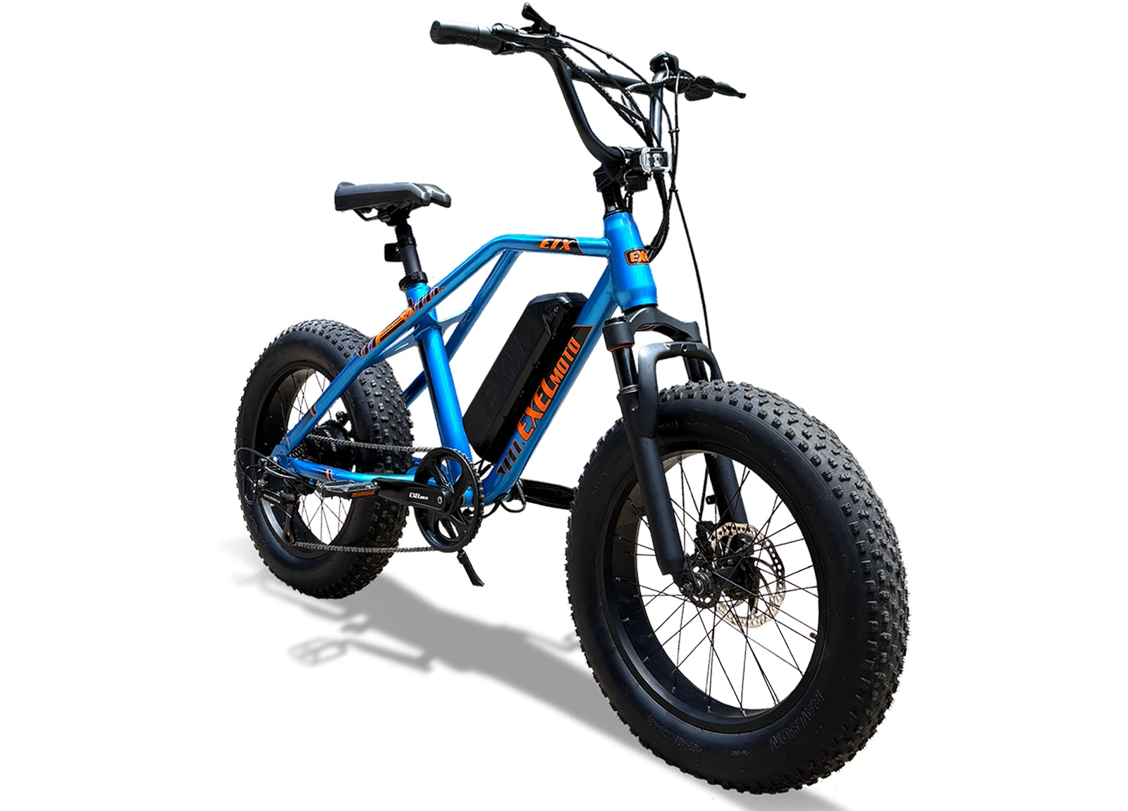 Mobile layout view showcasing E1X blue variant with information hot spots