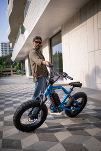 Side frame shot of Exelmoto e-bike