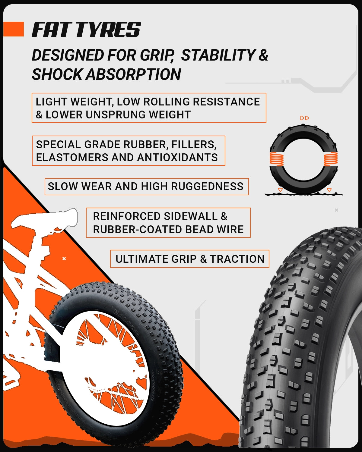 Heavy-duty tyre for Exelmoto E1X