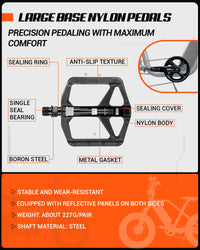Durable pedal design for Exelmoto e-bikes