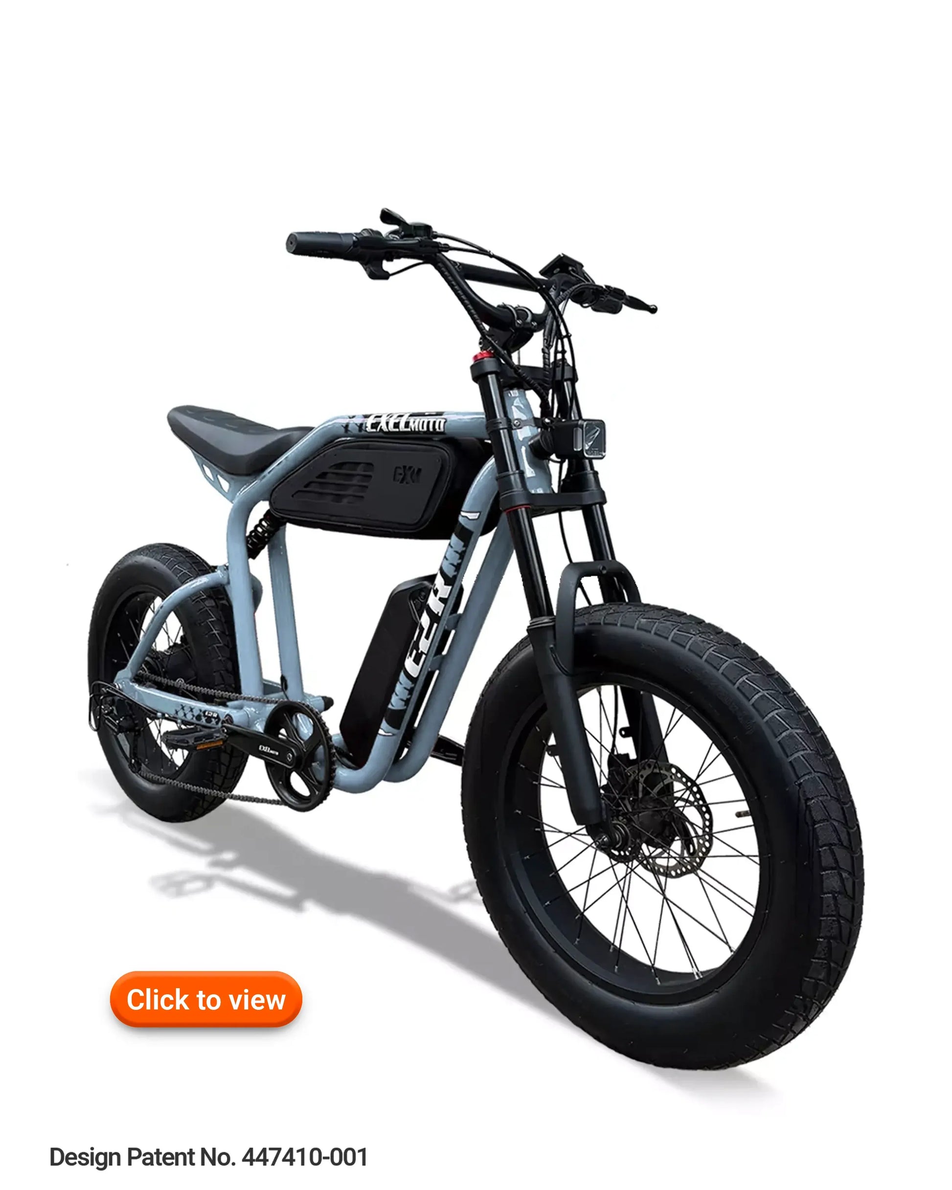 lashout electric bicycle EXELMoto E2R Graphite – Premium E Bikes for Urban Roads